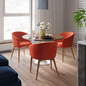 Обеденный стол, 90×90×75 см Tulip в интерьере: фото 9