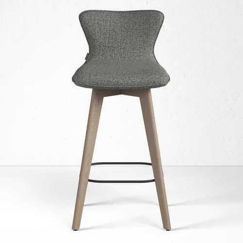 Дизайнерский полубарный стул со спинкой Siena