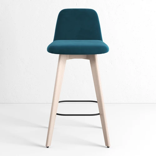 Дизайнерский полубарный стул со спинкой Conny
