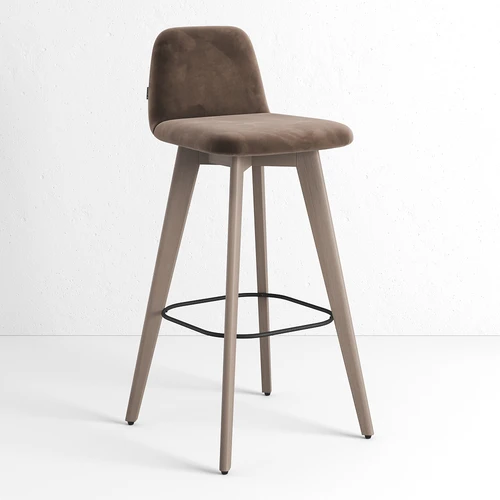 Дизайнерский барный стул со спинкой Conny