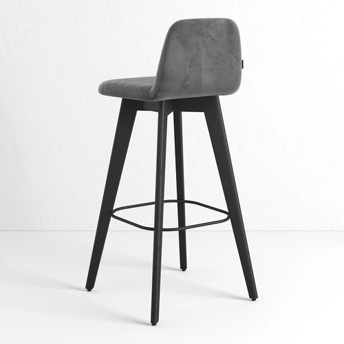 Дизайнерский барный стул со спинкой Conny