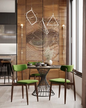 Обеденный стол, 100×100×73.5 см Turin в интерьере: фото 7