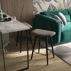Полубарный стул ткань Velvet Lux 96 Bonn в интерьере: фото 2