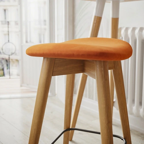 Барный стул кожа Bonn