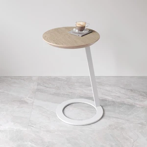 Soho, Приставной кофейный стол с белым основанием