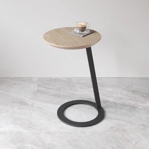 Soho, Приставной кофейный стол с черным основанием