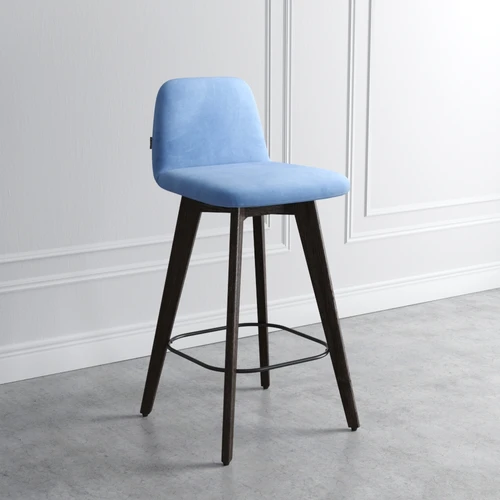 Monte Round + Conny - полубарная группа стол + стулья 2 шт в ткани 1 кат.