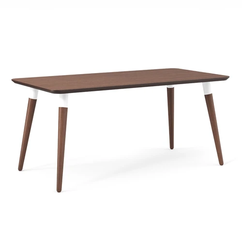 Monte - обеденный стол с белым основанием 120×80 см