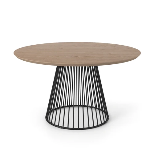 Круглый дизайнерский стол и 4 полукресла Bernard + Aspen