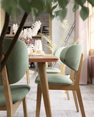 Интерьер красивой кухни со стульями Madison и столом Ronda: фото 1
