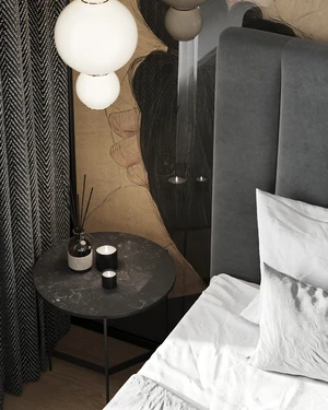Журнальный стол, 45×50 см Riley Arpa High в интерьере: фото 6