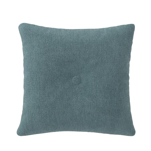 Декоративная подушка с пуговицей - квадратная 45×45 см ткань prime