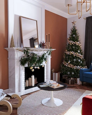 Интерьер новогодней гостиной: 7 идей, как украсить дом к Новому Году: фото 1