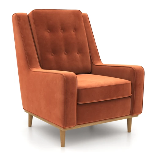 Кресло дизайнерское, ткань Manhattan 15 Scott
