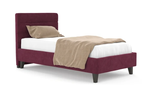 Дизайнерская односпальная кровать с низким изголовьем Tara Low