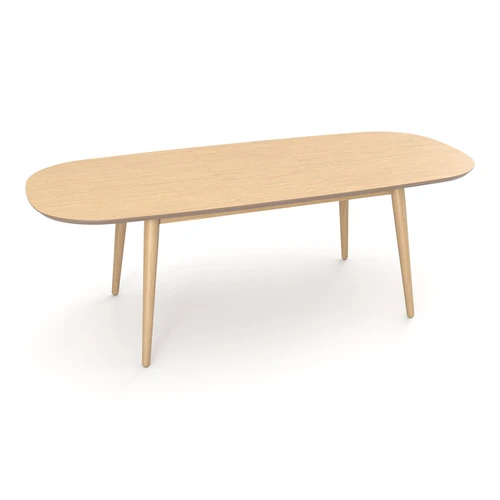 Обеденный раздвижной стол, 170/210×91×74 см Fjord Oval