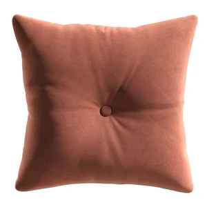 Декоративная подушка, 45×45 см квадратная с пуговицей