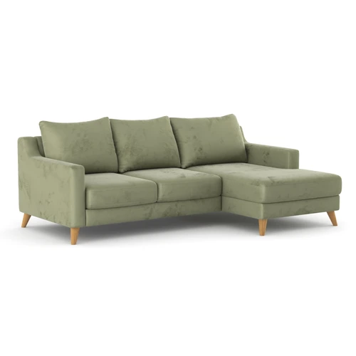Угловой диван, шагающая еврокнижка, 230/150 см Mendini