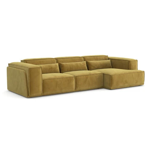 Угловой диван-кровать, 346 см, выкатная еврокнижка V2 Vento Classic