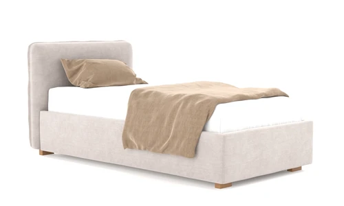 Дизайнерская односпальная кровать с подъемным механизмом и низким изголовьем Brooklyn Low
