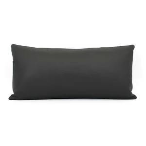 Декоративная подушка, 55×25 см прямоугольная в коже