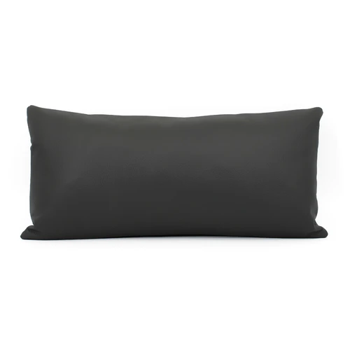 Декоративная подушка - 55×25 см прямоугольная в коже