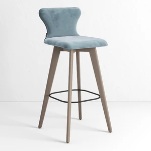 Siena, Дизайнерский барный стул со спинкой