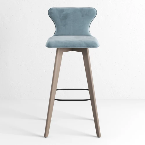 Дизайнерский барный стул со спинкой Siena