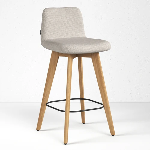 Дизайнерский полубарный стул со спинкой Conny