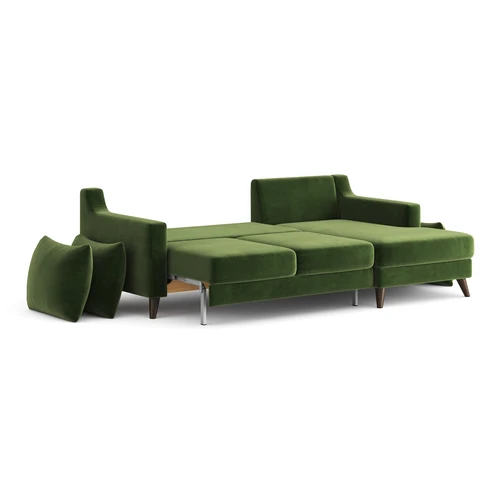 Дизайнерский угловой диван-кровать, 230/150 см, шагающая еврокнижка Mendini