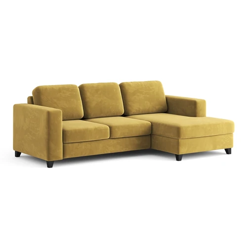 Угловой 3-местный диван-кровать 246/150 см шагающая еврокнижка Morti купить по цене от 153 200 ₽ в интернет-магазине SKDESIGN