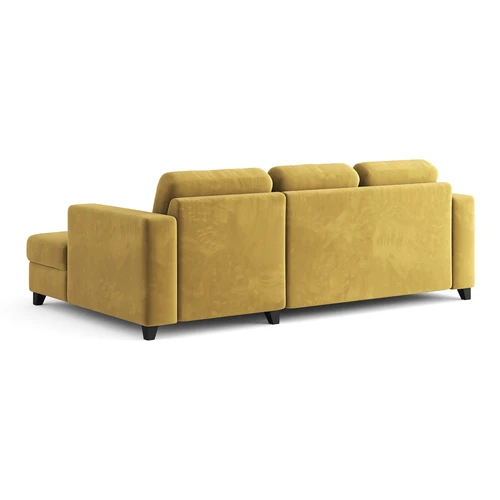 Угловой 3-местный диван-кровать 246/150 см шагающая еврокнижка Morti купить по цене от 153 200 ₽ в интернет-магазине SKDESIGN