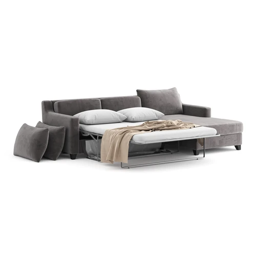 Угловой диван-кровать 268/160 см французская раскладушка Mendini купить по цене от 193 200 ₽ в интернет-магазине SKDESIGN