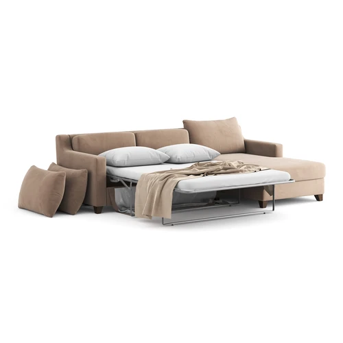 Mendini - угловой диван-кровать 268/160 см французская раскладушка