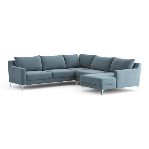 Модульный П-образный диван 286×290×88 см без механизма Mendini