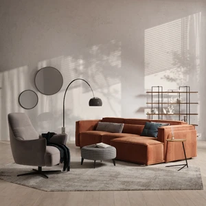 Кресло дизайнерское,  90×85×106 см Lind в интерьере: фото 9