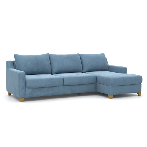 Угловой диван-кровать, шагающая еврокнижка, 260/150 см Mendini