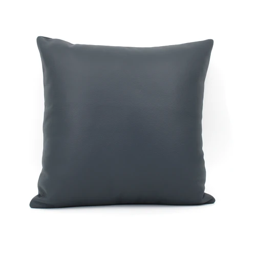 Декоративная подушка - квадратная 45×45 см кожа