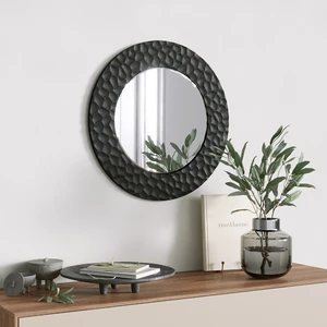 Kubi Small, Дизайнерское круглое зеркало в широкой раме