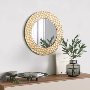 Kubi Small, Дизайнерское круглое зеркало в широкой раме