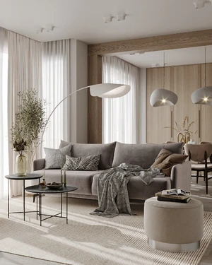 Дизайнерский диван-кровать, шагающая еврокнижка Archi в интерьере: фото 10