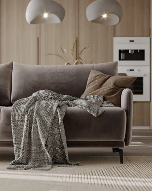 Дизайнерский диван-кровать, шагающая еврокнижка Archi в интерьере: фото 3