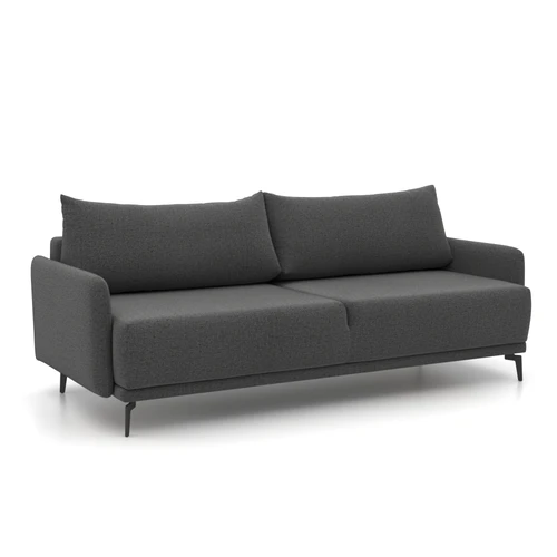 Archi - 3-местный диван-кровать шагающая еврокнижка 212 см ткань jazz graphite