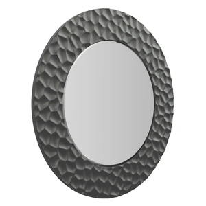 Kubi Small, Зеркало круглое 60 см в широкой черной раме