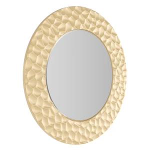 Kubi Small, Зеркало круглое 60 см в широкой золотой раме