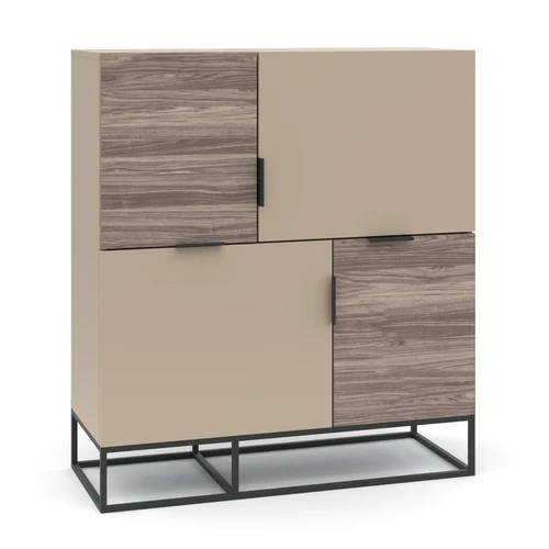 Loft Wood - комод 4 ящика 100×50×112 см