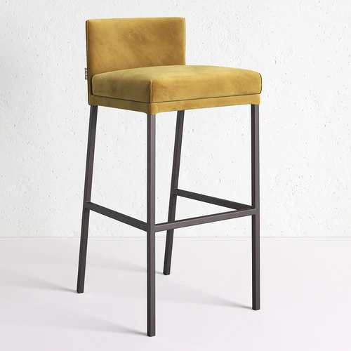 Дизайнерский барный стул со спинкой Abbot