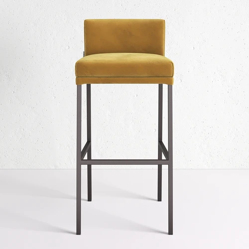 Дизайнерский барный стул со спинкой Abbot