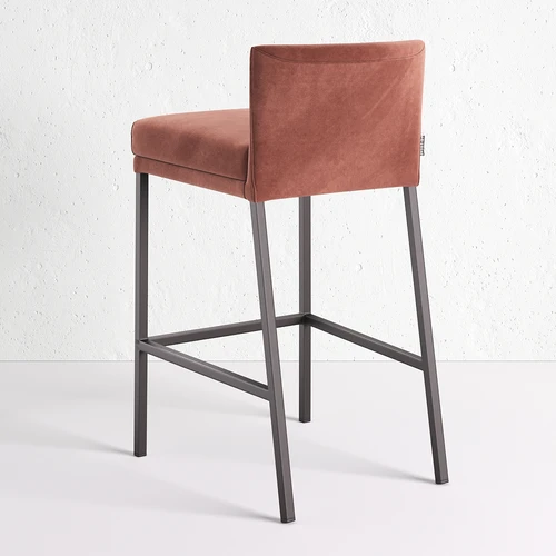Дизайнерский полубарный стул со спинкой Abbot
