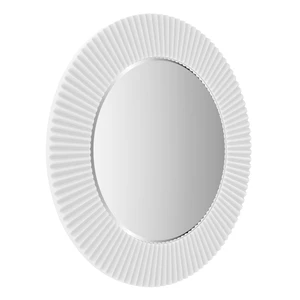 Aster Medium, Зеркало круглое 80 см в широкой белой раме